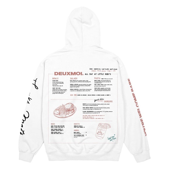 NEW Deuxmoi x Little Ruby’s Hoodie - Picture 1 of 7